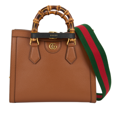 Diana Small Tote, &pound;1,500, Handbags, Brown, Leather, Front view